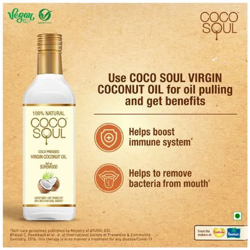 Coco Soul Cold Pressed Natural Virgin Coconut Oil, 1L+250ml Pet Bottle-6.webp